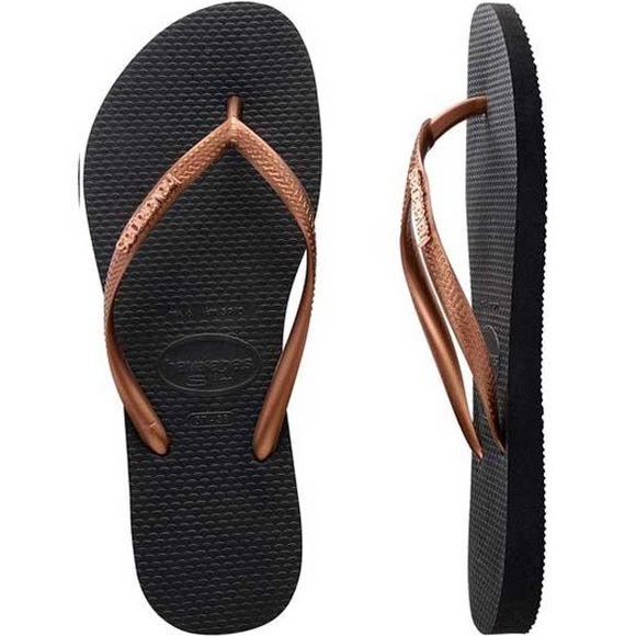 havaianas slim bronze